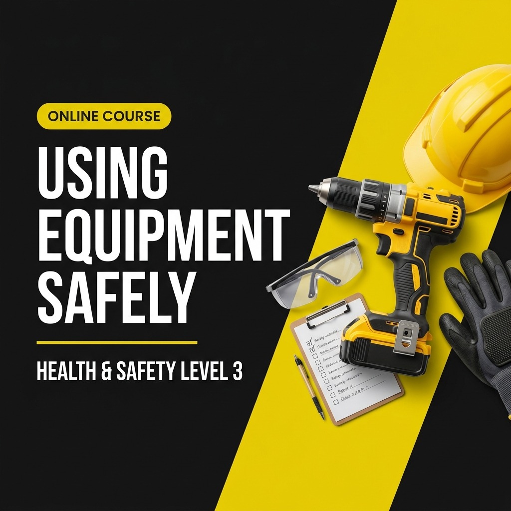 Using Equipment Safely (Health and Safety Level 3) (2024)